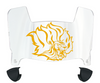 Arkansas Pine Bluff Golden Lions Mini Football Helmet Visor Shield w/ Clips - PICK VISOR & LOGO COLOR