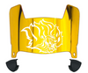 Arkansas Pine Bluff Golden Lions Mini Football Helmet Visor Shield w/ Clips - PICK VISOR & LOGO COLOR