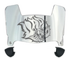 Arkansas Pine Bluff Golden Lions Mini Football Helmet Visor Shield w/ Clips - PICK VISOR & LOGO COLOR