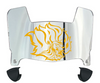 Arkansas Pine Bluff Golden Lions Mini Football Helmet Visor Shield w/ Clips - PICK VISOR & LOGO COLOR