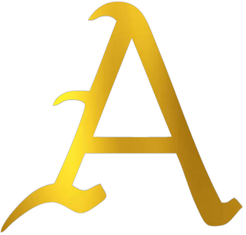 Arkansas Razorbacks GOLD CHROME MIRROR A Logo Premium DieCut Vinyl Decal PICK SIZE