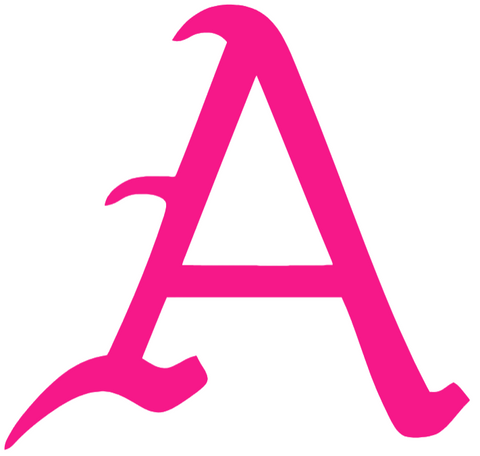Arkansas Razorbacks HOT PINK A Logo Premium DieCut Vinyl Decal PICK SIZE