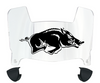 Arkansas Razorbacks Mini Football Helmet Visor Shield w/ Clips - PICK VISOR & LOGO COLOR