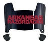 Arkansas Razorbacks Mini Football Helmet Visor Shield w/ Clips - PICK VISOR & LOGO COLOR