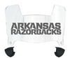 Arkansas Razorbacks Mini Football Helmet Visor Shield w/ Clips - PICK VISOR & LOGO COLOR