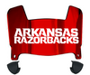 Arkansas Razorbacks Mini Football Helmet Visor Shield w/ Clips - PICK VISOR & LOGO COLOR