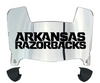 Arkansas Razorbacks Mini Football Helmet Visor Shield w/ Clips - PICK VISOR & LOGO COLOR