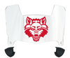 Arkansas State Red Wolves Mini Football Helmet Visor Shield w/ Clips - PICK VISOR & LOGO COLOR