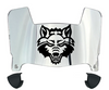 Arkansas State Red Wolves Mini Football Helmet Visor Shield w/ Clips - PICK VISOR & LOGO COLOR
