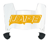 Arkansas Pine Bluff Golden Lions Mini Football Helmet Visor Shield w/ Clips - PICK VISOR & LOGO COLOR