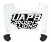 Arkansas Pine Bluff Golden Lions Mini Football Helmet Visor Shield w/ Clips - PICK VISOR & LOGO COLOR