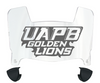 Arkansas Pine Bluff Golden Lions Mini Football Helmet Visor Shield w/ Clips - PICK VISOR & LOGO COLOR