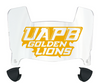 Arkansas Pine Bluff Golden Lions Mini Football Helmet Visor Shield w/ Clips - PICK VISOR & LOGO COLOR