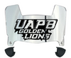 Arkansas Pine Bluff Golden Lions Mini Football Helmet Visor Shield w/ Clips - PICK VISOR & LOGO COLOR
