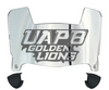Arkansas Pine Bluff Golden Lions Mini Football Helmet Visor Shield w/ Clips - PICK VISOR & LOGO COLOR