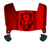Arkansas Razorbacks Mini Football Helmet Visor Shield w/ Clips - PICK VISOR & LOGO COLOR