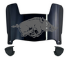 Arkansas Razorbacks Mini Football Helmet Visor Shield w/ Clips - PICK VISOR & LOGO COLOR