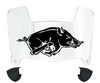 Arkansas Razorbacks Mini Football Helmet Visor Shield w/ Clips - PICK VISOR & LOGO COLOR