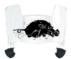 Arkansas Razorbacks Mini Football Helmet Visor Shield w/ Clips - PICK VISOR & LOGO COLOR