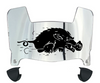 Arkansas Razorbacks Mini Football Helmet Visor Shield w/ Clips - PICK VISOR & LOGO COLOR