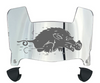 Arkansas Razorbacks Mini Football Helmet Visor Shield w/ Clips - PICK VISOR & LOGO COLOR