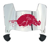 Arkansas Razorbacks Mini Football Helmet Visor Shield w/ Clips - PICK VISOR & LOGO COLOR
