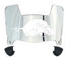 Arkansas Razorbacks Mini Football Helmet Visor Shield w/ Clips - PICK VISOR & LOGO COLOR