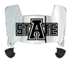 Arkansas State Red Wolves Mini Football Helmet Visor Shield w/ Clips - PICK VISOR & LOGO COLOR