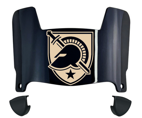 Army Black Knights Mini Football Helmet Visor Shield w/ Clips - PICK VISOR & LOGO COLOR
