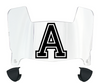 Army Black Knights Mini Football Helmet Visor Shield w/ Clips - PICK VISOR & LOGO COLOR