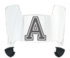 Army Black Knights Mini Football Helmet Visor Shield w/ Clips - PICK VISOR & LOGO COLOR