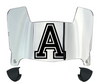 Army Black Knights Mini Football Helmet Visor Shield w/ Clips - PICK VISOR & LOGO COLOR