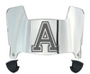 Army Black Knights Mini Football Helmet Visor Shield w/ Clips - PICK VISOR & LOGO COLOR
