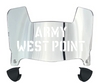 Army Black Knights Mini Football Helmet Visor Shield w/ Clips - PICK VISOR & LOGO COLOR