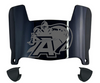 Army Black Knights Mini Football Helmet Visor Shield w/ Clips - PICK VISOR & LOGO COLOR