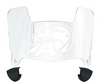 Army Black Knights Mini Football Helmet Visor Shield w/ Clips - PICK VISOR & LOGO COLOR