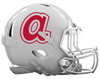 Atlanta Braves Retro Throwback Custom Concept White Mini Riddell Speed Football Helmet