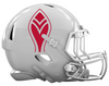 Atlanta Braves Retro Throwback Custom Concept White Mini Riddell Speed Football Helmet