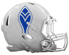 Atlanta Braves Retro Throwback Custom Concept White Mini Riddell Speed Football Helmet
