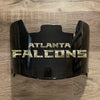 Atlanta Falcons Full Size Football Helmet Visor Shield Black Dark Tint w/ Clips - PICK LOGO COLOR