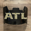Atlanta Falcons Full Size Football Helmet Visor Shield Black Dark Tint w/ Clips - PICK LOGO COLOR