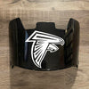 Atlanta Falcons Full Size Football Helmet Visor Shield Black Dark Tint w/ Clips - PICK LOGO COLOR