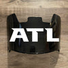 Atlanta Falcons Full Size Football Helmet Visor Shield Black Dark Tint w/ Clips - PICK LOGO COLOR
