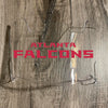 Atlanta Falcons Full Size Football Helmet Visor Shield Clear w/ Clips - PICK LOGO COLOR
