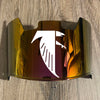 Atlanta Falcons Full Size Football Helmet Visor Shield Red Iridium Mirror w/ Clips - PICK LOGO COLOR
