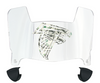 Atlanta Falcons Limited Edition Mini Football Helmet Visor Shield w/ Clips - PICK VISOR & LOGO COLOR