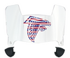 Atlanta Falcons Limited Edition Mini Football Helmet Visor Shield w/ Clips - PICK VISOR & LOGO COLOR