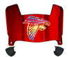 Atlanta Falcons Limited Edition Mini Football Helmet Visor Shield w/ Clips - PICK VISOR & LOGO COLOR