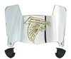 Atlanta Falcons Limited Edition Mini Football Helmet Visor Shield w/ Clips - PICK VISOR & LOGO COLOR