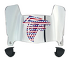 Atlanta Falcons Limited Edition Mini Football Helmet Visor Shield w/ Clips - PICK VISOR & LOGO COLOR
